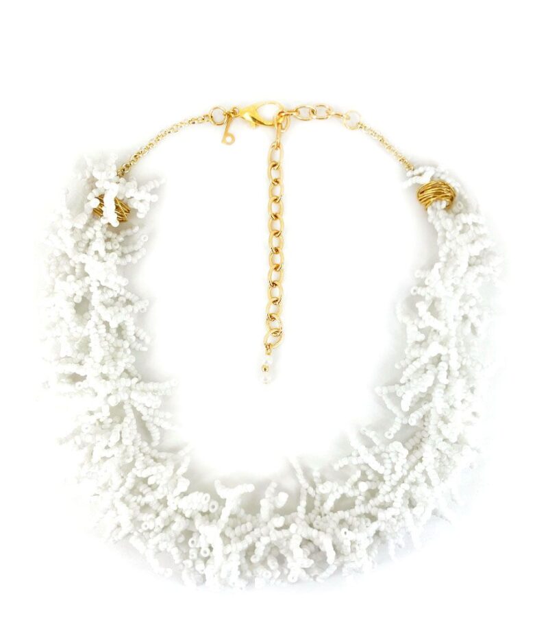 Colar Coral Branco