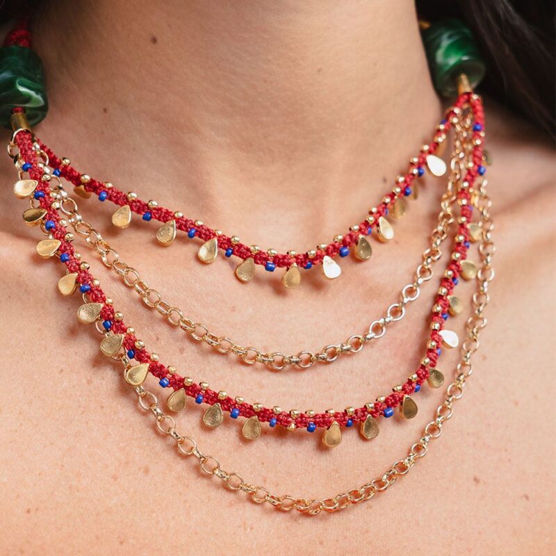 Colar Feq Vermelho - Imagem 2