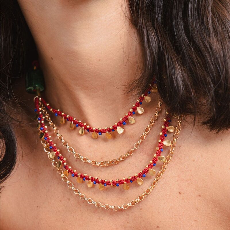 Colar Feq Vermelho - Imagem 6