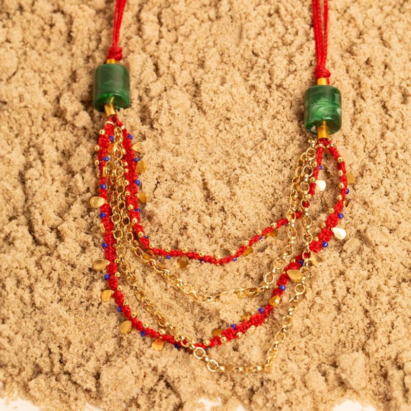 Colar Feq Vermelho - Imagem 4