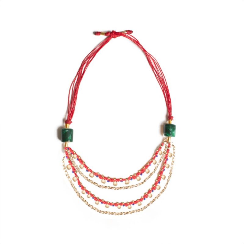 Colar Feq Vermelho
