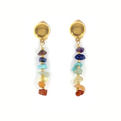 Brinco Chakra Pressão Ouro
