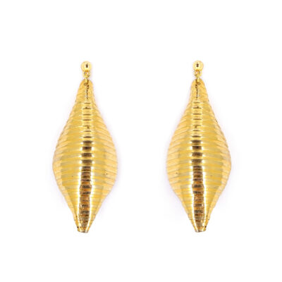 Brinco Conchiglioni - brinco em metal dourado conchiglione, tipo concha