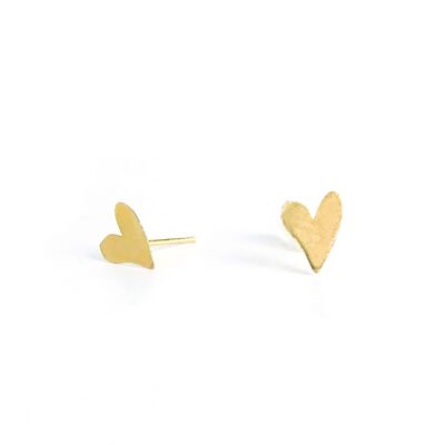 Brinco Amor – brinco coração com banho ouro