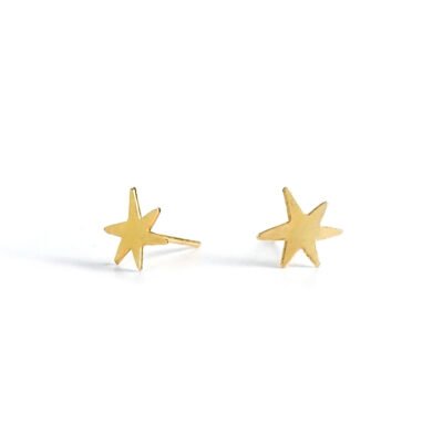 Brinco Estrela – brinco estrela com banho ouro