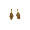 Brinco Serpeio – brinco em fio de cobre e metal dourado