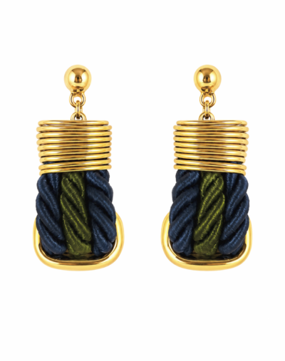 Brinco Nuage – cordão de São Francisco e metal dourado