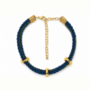 Colar Nuage – cordão de São Francisco e metal dourado
